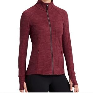 Athleta XS “Hope” Jacket - Chianti Maroon EUC!